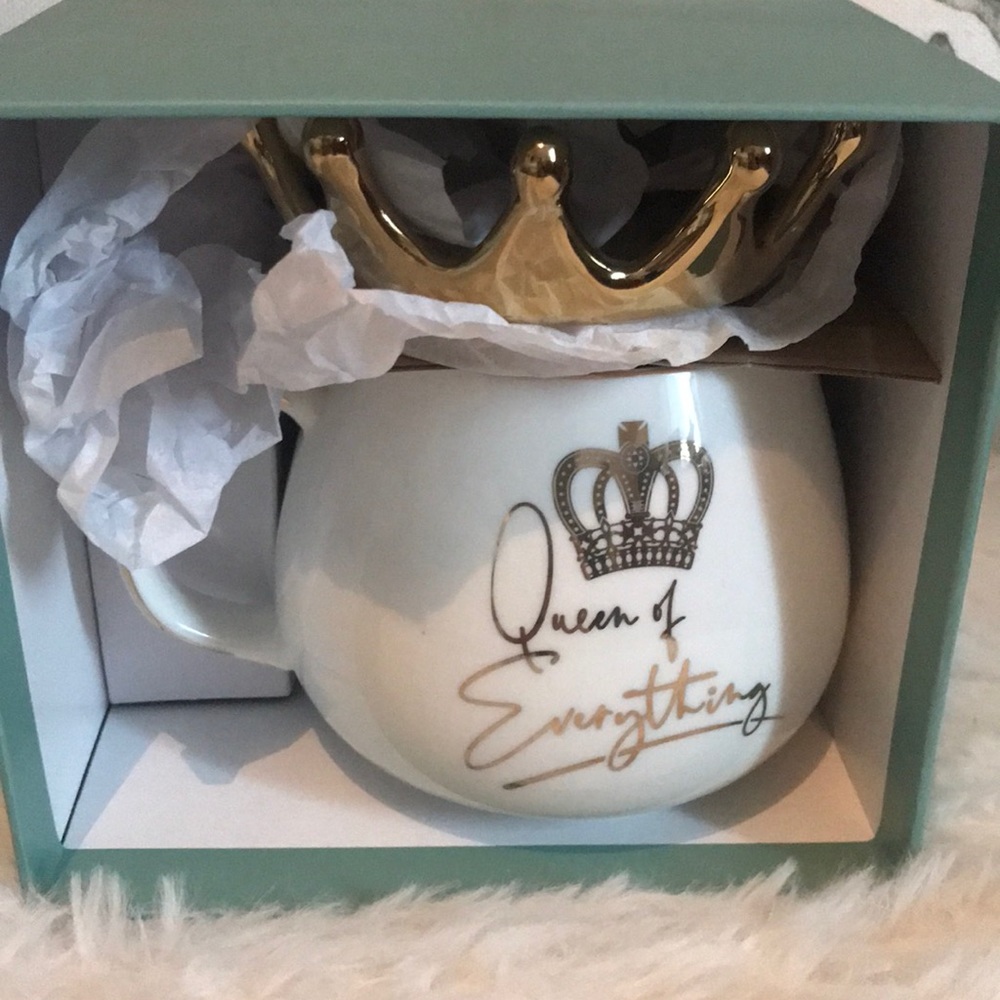 Luxe England crown mug  12 fl oz